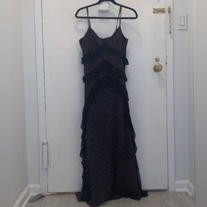 Rachel Roy NWT size 10 Msrp$149 gorgeous black and purple floral dress!💜